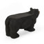 Banc d'ours, banc d'extérieur en béton, banc de vestibule