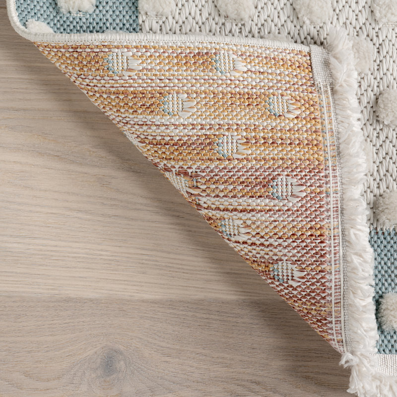 Tapis pour enfant à ours polaire Cecelia, Rectangle 3 pi x 5 pi