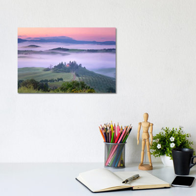 When The Rooster Crows, Tuscany, Italy by Jim Nilsen - Wrapped Canvas Gallery-Wrapped Canvas Giclée