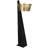 Claudius 68'' Matte Black Novelty Floor Lamp with Outlet