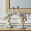 2 Piece Cranes Figurine Set