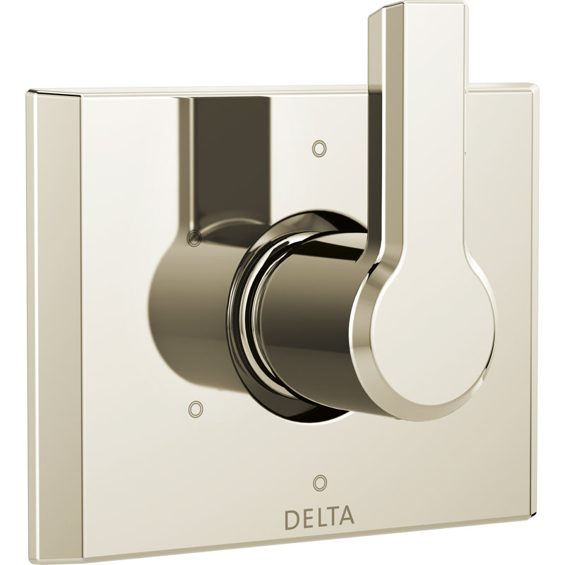 Pivotal 6-Setting 3-Port Diverter Trim, Lumicoat Polished Nickel