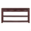 Élégante console avec 4 tiroirs et 2 tablettes, idéale pour les vestibules et les salons.-900852072