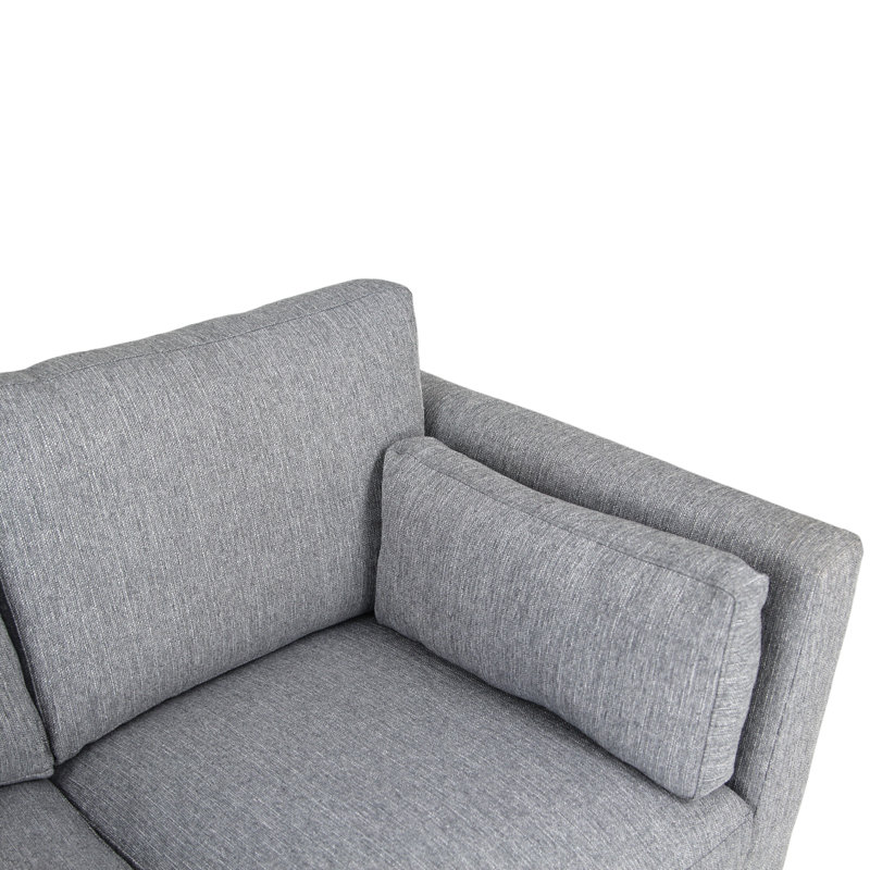Aida 2 Seater sofa, Portland Woven - Grey