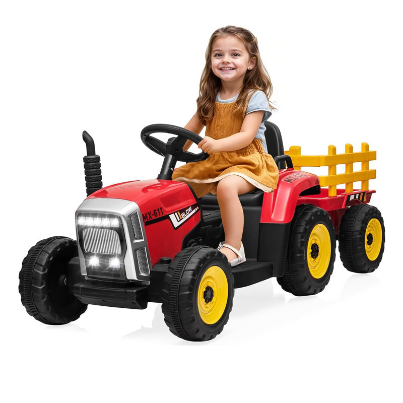 Costway Battery Powered Ride On with Remote Control, Red