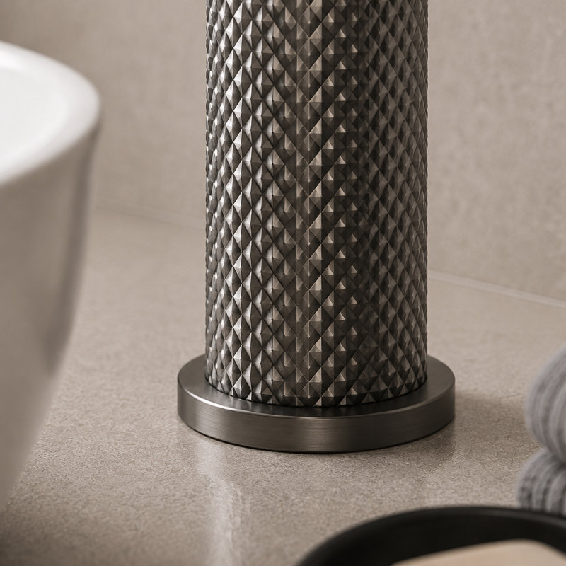  Mono Basin Mixer with Waste, Gun Metal