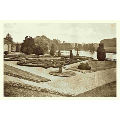 Vue de jardin sépia III 2855443