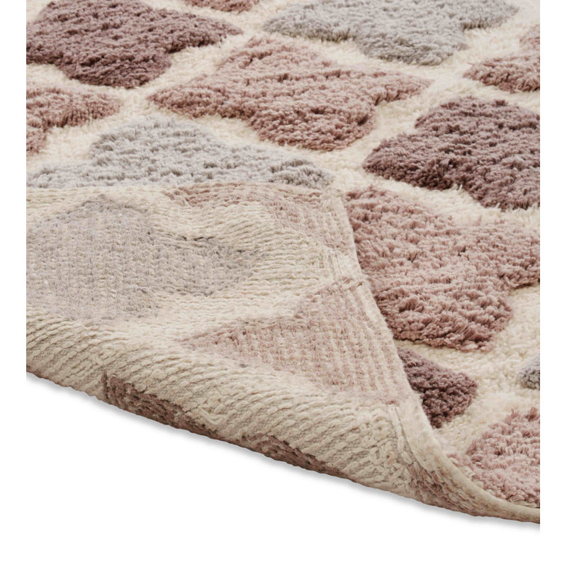 Tapis pour salle de bain Gerow, Champagne