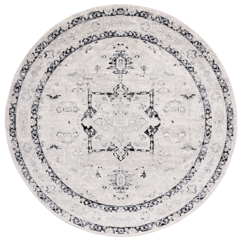 Brentwood Performance Oriental Rug, Round 6'7"