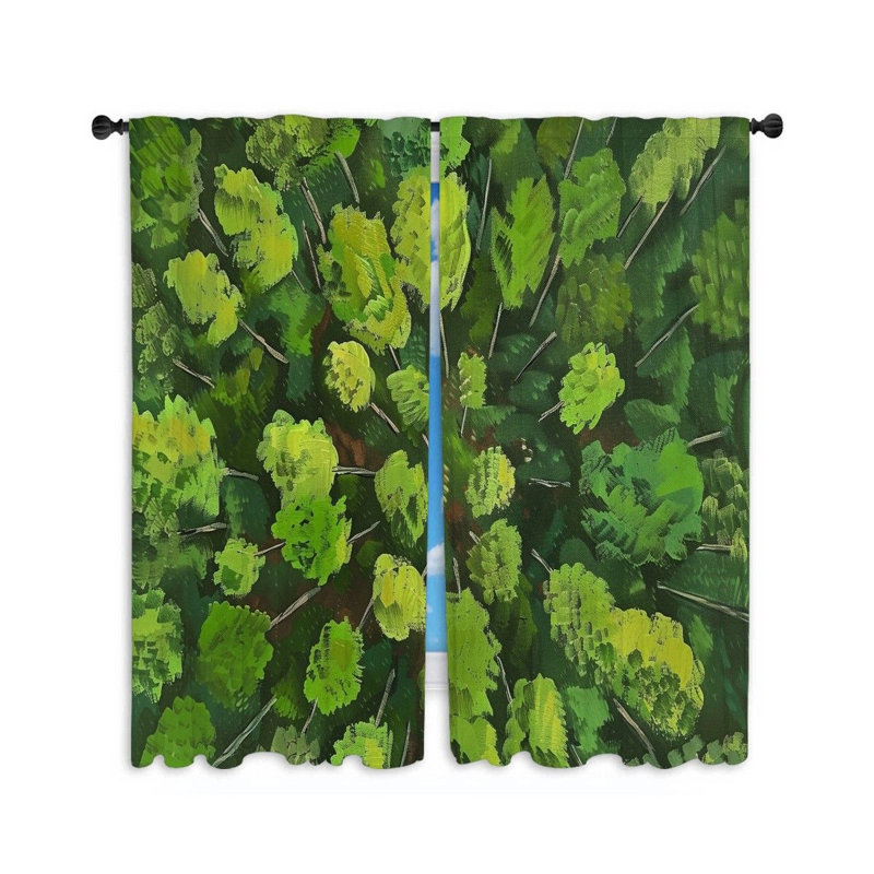 Paire de rideaux obscurcissant en polyester Fasha, L 40 po x L 63 po