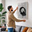 Suspended Harmony Industrial - Wrapped Canvas-411843686-411843704