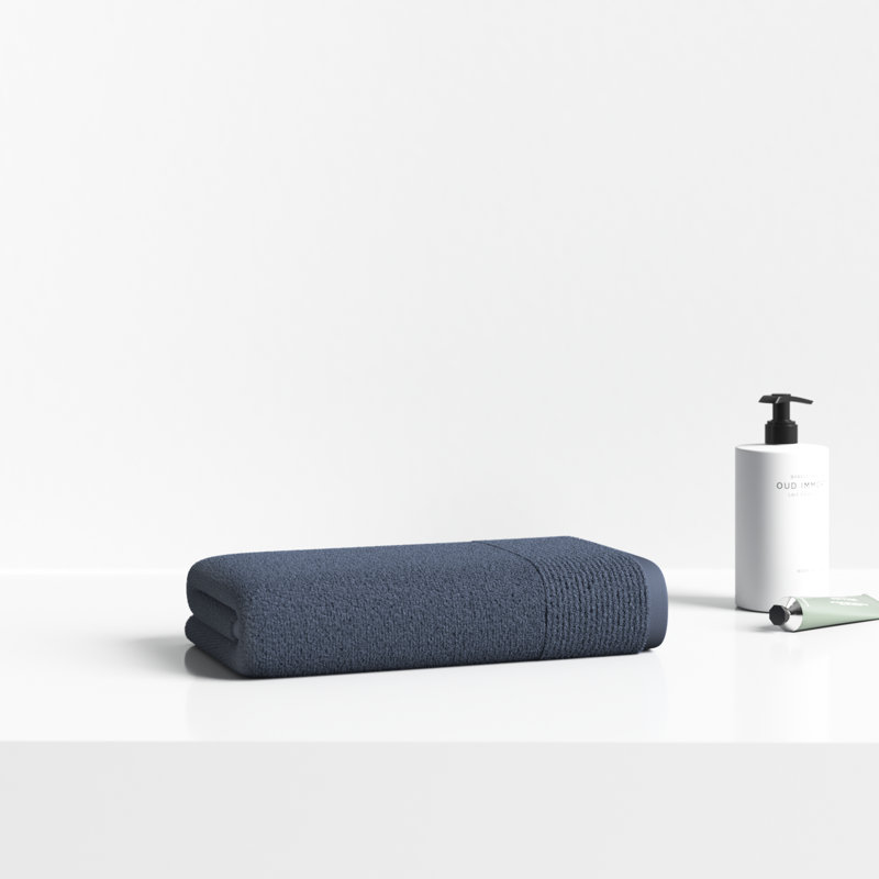 Maven Plush Hand Towel, Blue