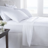 ALVITO European Cotton Bedding 100% Cotton Guest Room Flat Sheet Case Pack