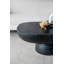Table basse ovale noire 36 x 24 x 15 po-1262135503