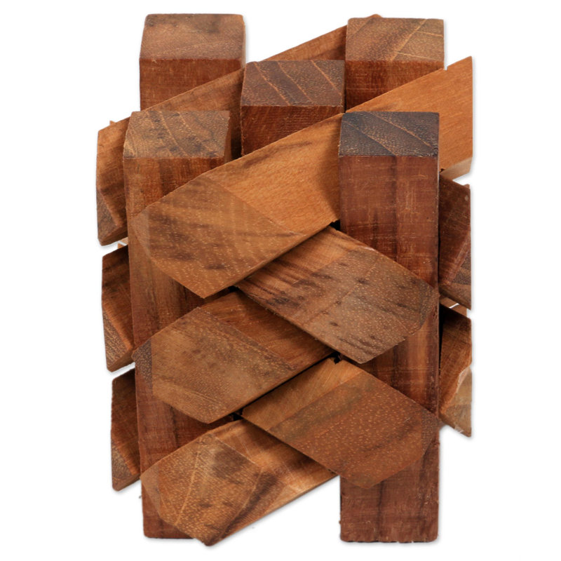 Sculpture puzzle teck bizarre Travers