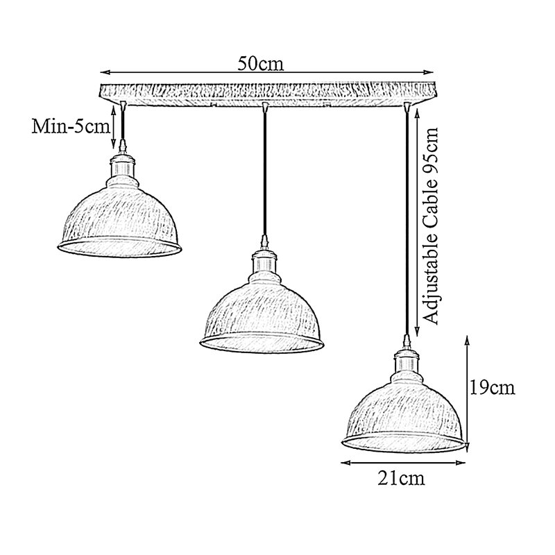 Loyd 3 - Light Pendant, Brushed Silver