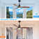 Kemp 52" 3 - Blade LED Modern Classic Ceiling Fan with Remote Control and Light Kit Included