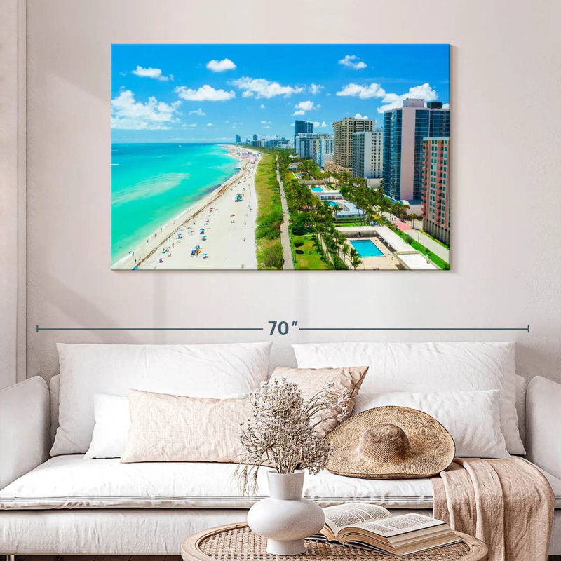 Nicci Miami's South Beach, H 32 po x l 48 po