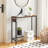 Console Table with Power Outlets, Slim Console Table with Charging Station