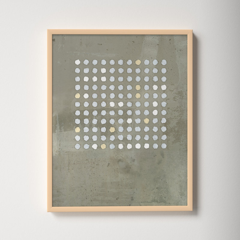 Circles In Squares 2 by Jacques Pilon, Brown, 20" H x 16" W x 1.25" D
