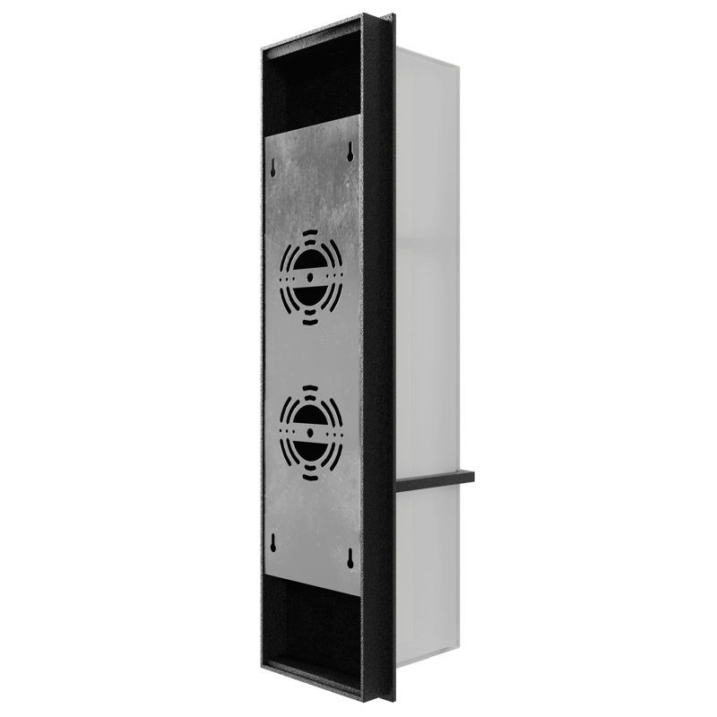Avenue Outdoor Black Wall Sconce, 24" H x 6" W x 4" D