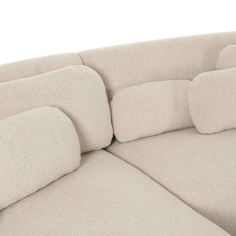 Cheslea Upholstered L-Shaped Sectional, Left Hand Facing