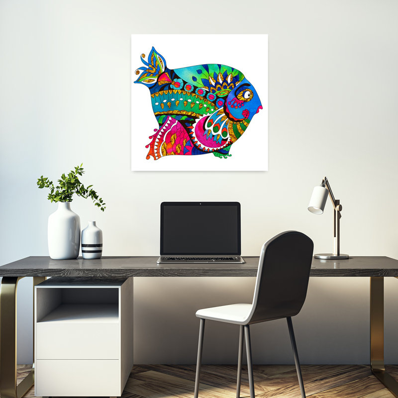 Art contemporain contemporain abstrait, H 18 po x l 18 po