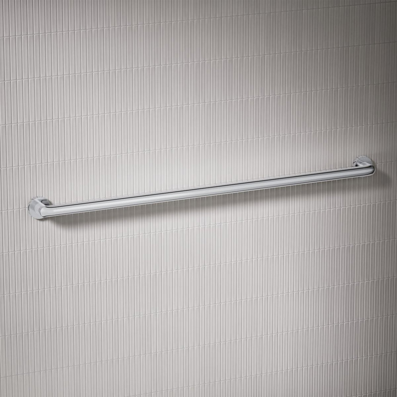Kumin Grab Bar, Polished Chrome, 42" W