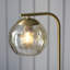 Litchford 150cm Satin Brass Arched Floor Lamp