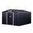 Outsunny 11' x 9' Outdoor Storage Shed, Garden Tool Metal Shed with Foundation Kit, Double Lockable Door, Air Vents and Sloping Roof, for Backyard, Patio, Lawn, Dark Gray-98192078-98192081