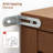 13 Gallon Tilt Out Trash Can Kitchen Pantry Cabinet with Drawers, Hidden Deodorizing Negative Ion Trash Storage Cabinet-125377051