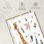 Adorable girafe scandinave sur toile-1064630641