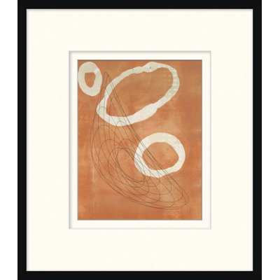 Monoprint 6 - Peinture encadrée sur papier