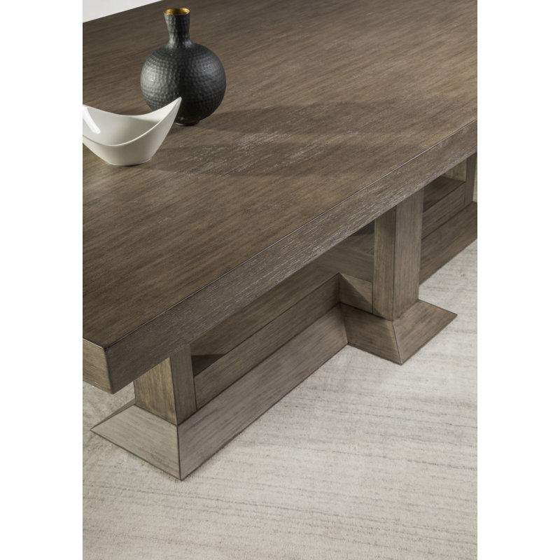 Cohesion Grigio 96" Transitional Mahogany Dining Table
