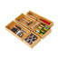 Mind Reader 7-Piece Bamboo Drawer Organizer Set, Storage Trays for Kitchen, Bathroom, Office, Makeup, Jewellery & More, Junk Drawer Tray, Utensil Holder, Rayon from Bamboo, Brown