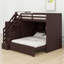 Structure de lit superposé avec escalier de rangement, garde-robe, charge USB et lumière-1821684709