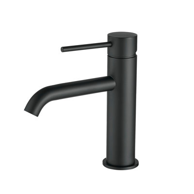 Efficient Temperature Control Stainless Steel Modern Black Faucet For Home And Commercial Bathrooms