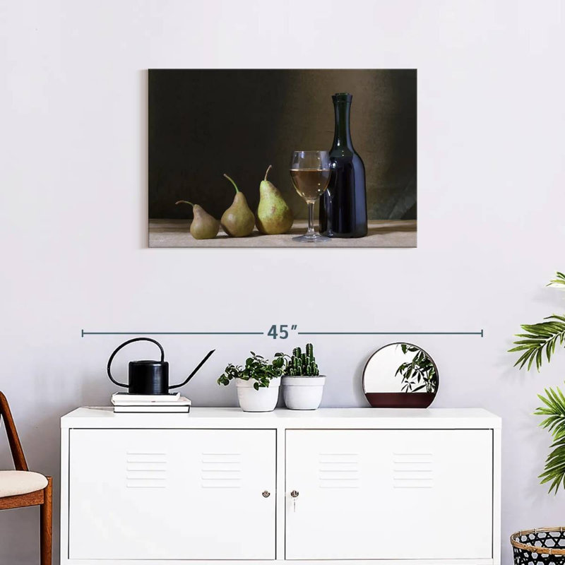 Yarlin Wine and Pears, 20" H x 30" W
