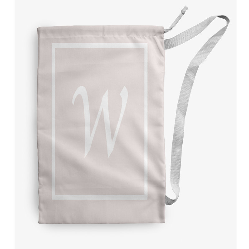Sac à linge Monogram, Petit (H 29 po x l 18 po), Ivoire