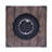 Outdoor Patio 24'' H X 32'' W Square Gas Burning Concrete Fire Pit Wood Pattern,40,000 BTU,Tank Inside