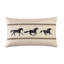 Equestrian Linen Lumbar Pillow Cover & Insert