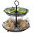 Gourmet Basics by Mikasa Tulsa Adjustable Pastry Serving Stand, 3-Tier, Black