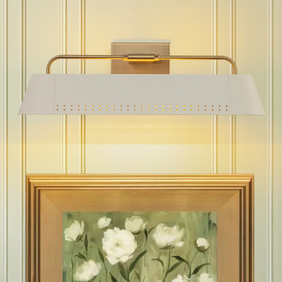 Applique murale 1 lumière à motif géométrique trapézoïdale