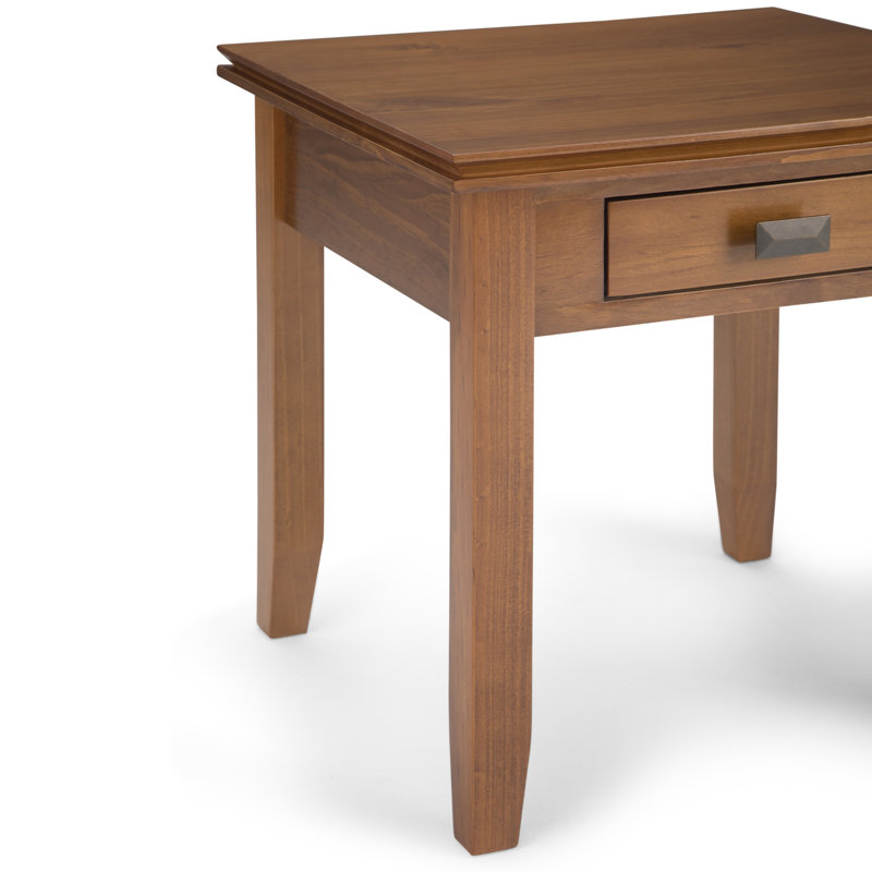 Modern - End Table - Honey Brown, Light Brown