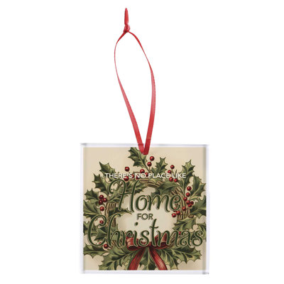 Ornament Home For Christmas Glass
