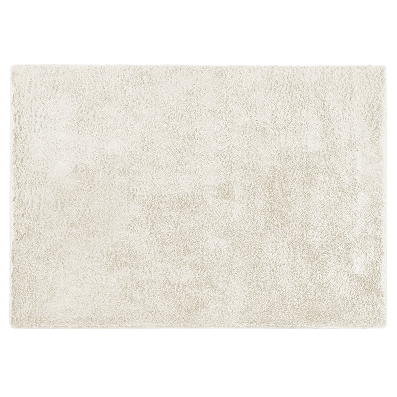 PLUSH Fluffy Shag Area Rug | Ultra Soft Cream Faux Fur | Cozy & High-Pile, Rectangle 120 x 170 cm