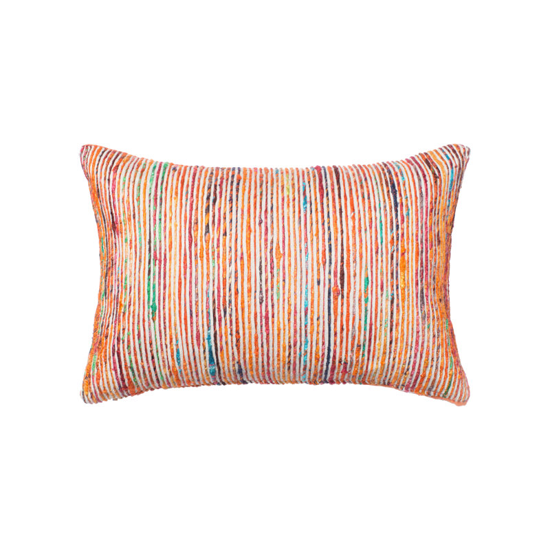 Hippocrates Lumbar Pillow, Rust, Polyester/Polyfill