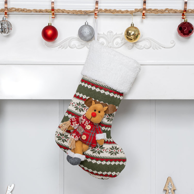 Bas de Noël personnalisé avec police personnalisée, Oui