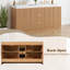 Ensemble de meuble-lavabo double autoportant 59,3 po avec lavabos et rangement intégrés 59,3 po