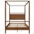 Solid Wood Canopy Bed Frame Four Posters Bed No Box Spring Needed-1716181332-1716181334